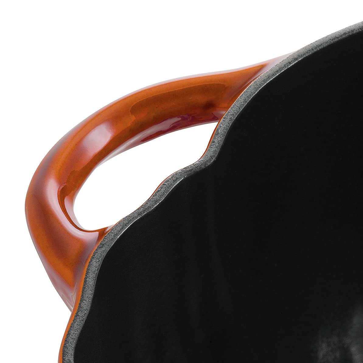 STAUB Cast Iron Pumpkin Cocotte Dutch Oven, 3.5-quart, Burnt Orange (7658663903470)